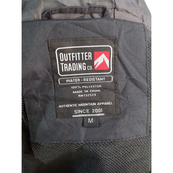 Outfitter Trading Co. Jacket Juniors Zip Hooded Embroidered Park City Utah 10-12 - Picture 2 of 9